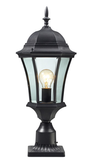 Wakefield One Light Outdoor Pier Mounted Fixture in Black (224|522PHM-BK-PM)