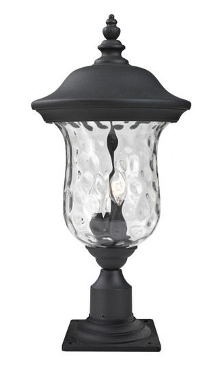 Armstrong Three Light Outdoor Pier Mounted Fixture in Black (224|533PHB-533PM-BK)