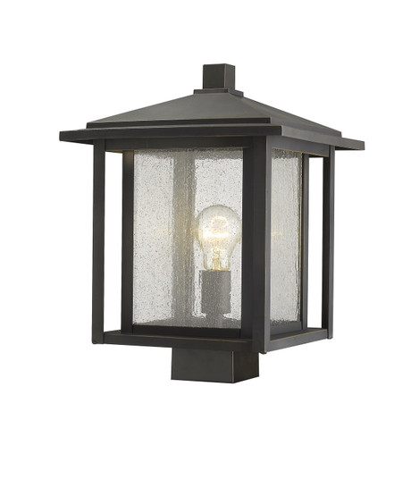 Aspen One Light Outdoor Post Mount Fixture in Oil Rubbed Bronze (224|554PHBS-ORB)