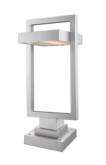 Luttrel LED Outdoor Pier Mount in Silver (224|566PHBS-SQPM-SL-LED)