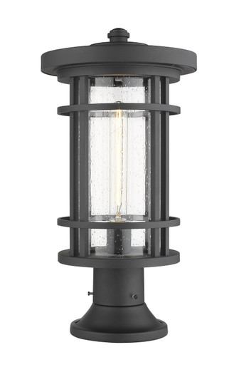 Jordan One Light Outdoor Pier Mounted Fixture in Black (224|570PHB-553PM-BK) Jordan One Light Outdoor Pier Mounted Fixture in Black (224|570PHB-553PM-BK)