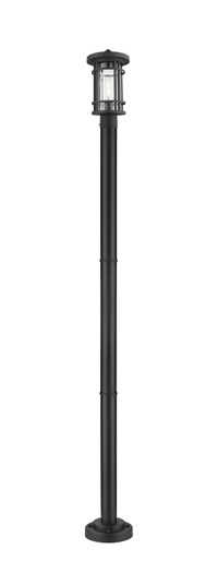 Jordan One Light Outdoor Post Mounted Fixture in Black (224|570PHM-567P-BK)