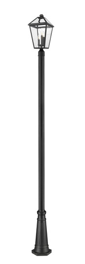 Talbot Three Light Outdoor Post Mounted Fixture in Black (224|579PHBR-519P-BK)