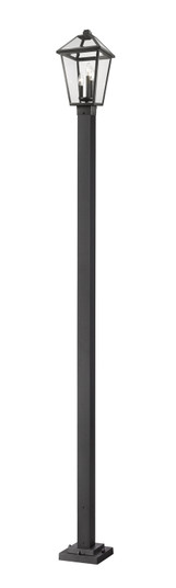 Talbot Three Light Outdoor Post Mounted Fixture in Black (224|579PHBS-536P-BK)