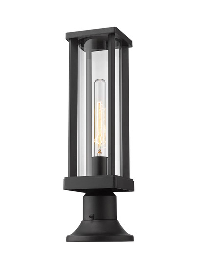 Glenwood One Light Outdoor Pier Mounted Fixture in Black (224|586PHMR-553PM-BK)