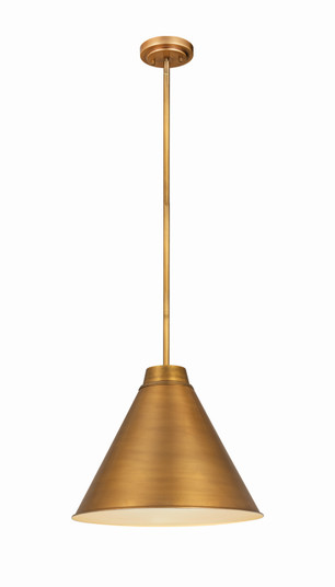 Eaton One Light Pendant in Rubbed Brass (224|6011P18-RB)