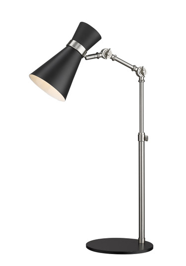 Soriano One Light Table Lamp in Matte Black / Brushed Nickel (224|728TL-MB-BN)