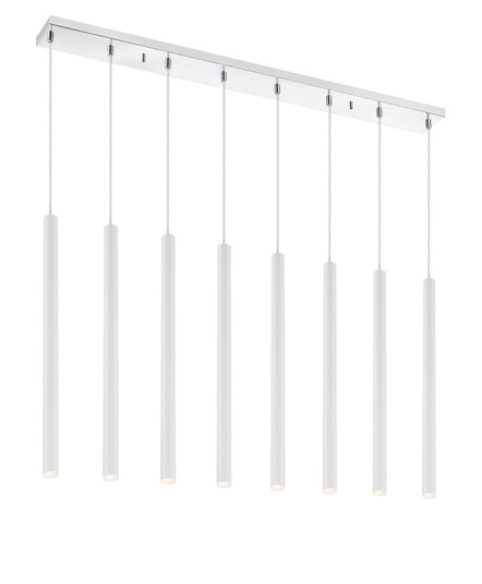 Forest LED Linear Chandelier in Chrome (224|917MP24-WH-LED-8LCH)