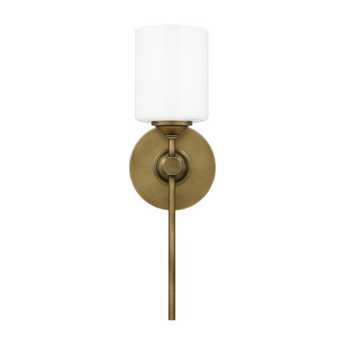 Aria One Light Wall Sconce in Weathered Brass (10|ARI8605WS)