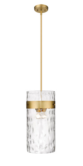Fontaine Four Light Pendant in Rubbed Brass (224|3035P12-RB)