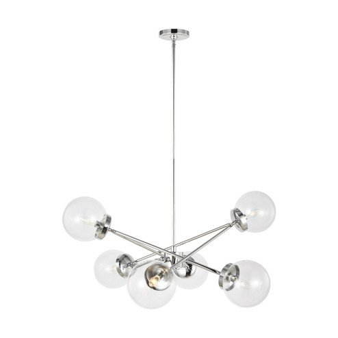 Tierney Six Light Chandelier in Chrome (454|3182706EN-05) Tierney Six Light Chandelier in Chrome (454|3182706EN-05)