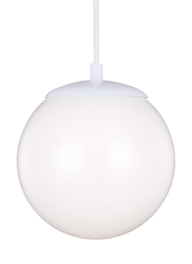 Leo - Hanging Globe One Light Pendant in White (454|6018EN3-15)