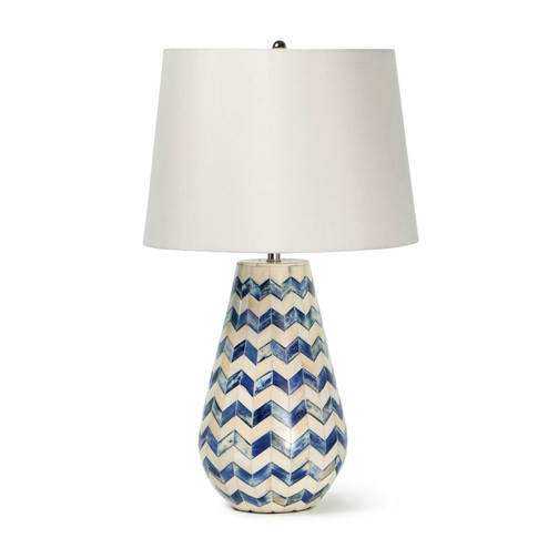 Cassia One Light Table Lamp in Blue (400|13-1463BL)