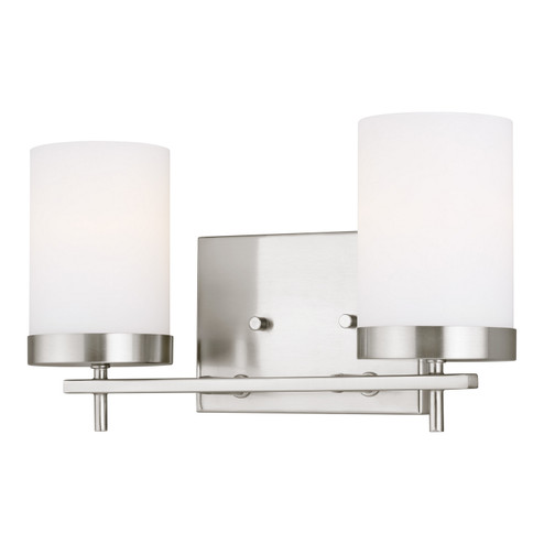 Zire Two Light Wall / Bath in Brushed Nickel (454|4490302EN3-962)