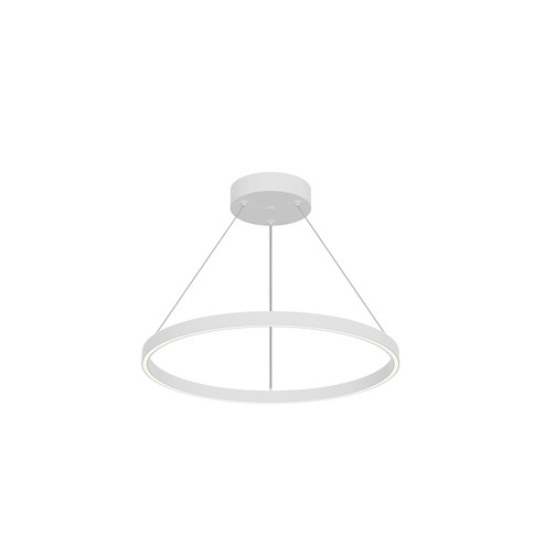 Cerchio LED Pendant in White (347|PD87124-WH)