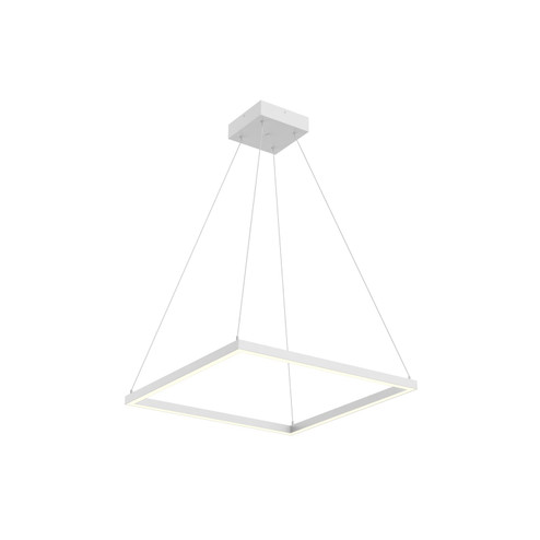 Piazza LED Pendant in White (347|PD88124-WH)