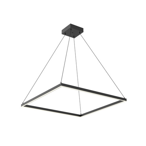 Piazza LED Pendant in Black (347|PD88132-BK)