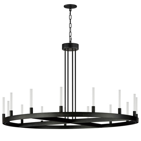 Ovation LED Chandelier in Black (16|16168CRBK)