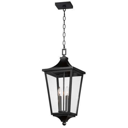 Sutton Place VX Two Light Outdoor Hanging Lantern in Black (16|40239CLBK)