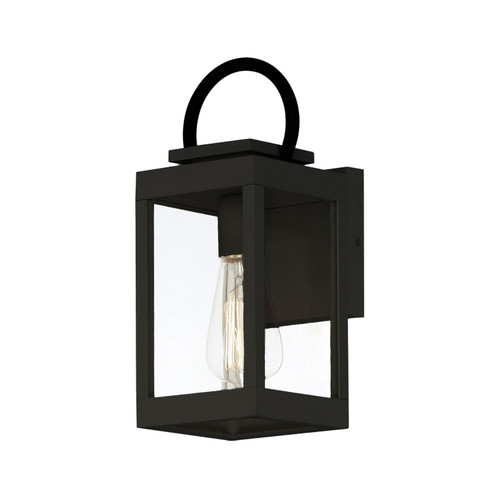 Nassau Vivex One Light Outdoor Wall Sconce in Black (16|40312CLBK)