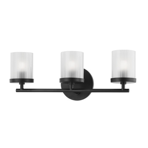 Ryan Three Light Bath and Vanity in Soft Black (428|H239303-SBK)