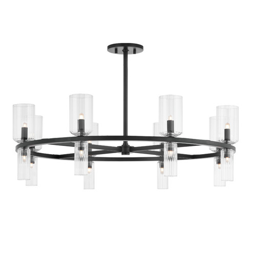 Tabitha LED Chandelier in Soft Black (428|H384816-SBK)