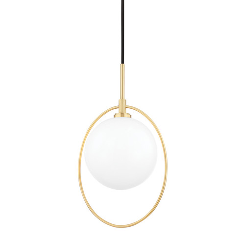 Babette LED Pendant in Aged Brass (428|H493701-AGB)