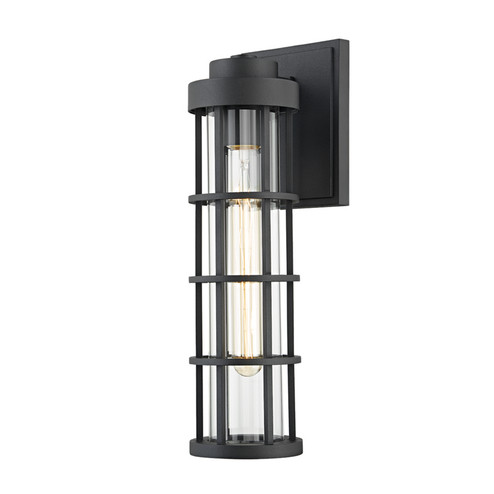 Mesa One Light Outdoor Wall Sconce in Textured Black (67|B2042-TBK)