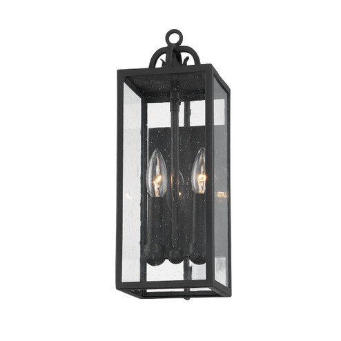 Caiden Two Light Outdoor Wall Sconce in Forged Iron (67|B2061-FOR)