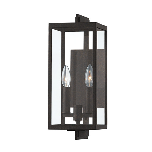 Nico Two Light Outdoor Wall Sconce in French Iron (67|B5512-FRN)