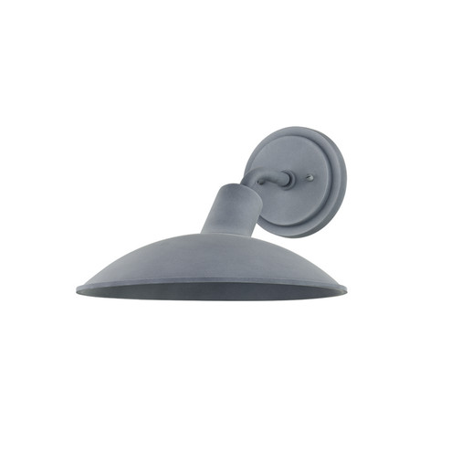 Otis One Light Outdoor Wall Sconce in Weathered Zinc (67|B8812-WZN)