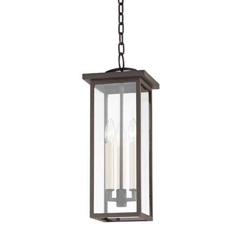 Eden Three Light Outdoor Pendant in Textured Bronze (67|F7520-TBZ)