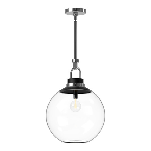 Copperfield One Light Pendant in Chrome/Clear Glass (452|PD520516CHCL)