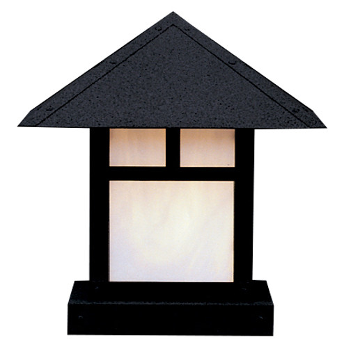 Evergreen One Light Column Mount in Mission Brown (37|EC-12ACR-MB)