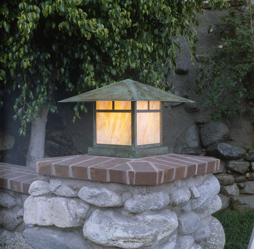 Monterey One Light Column Mount in Mission Brown (37|MC-20CLM-MB)