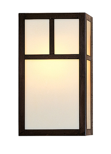 Mission One Light Wall Mount in Mission Brown (37|MS-12TCR-MB)