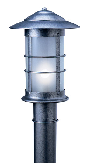 Newport One Light Post Mount in Antique Brass (37|NP-9LCR-AB)
