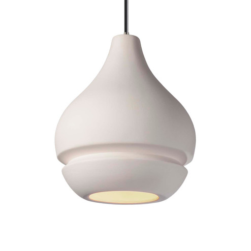 Radiance One Light Pendant in Bisque (102|CER-6400-BIS-NCKL-BKCD)