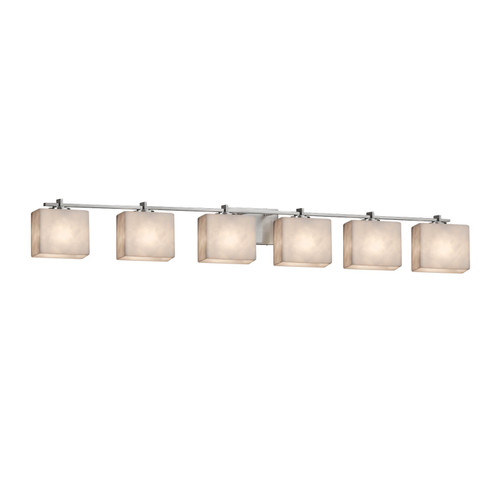 Clouds Six Light Bath Bar in Dark Bronze (102|CLD-8446-55-DBRZ)
