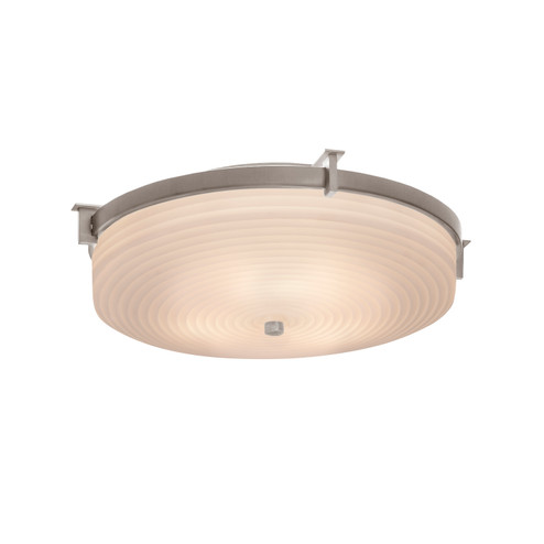 Clouds Two Light Flush-Mount in Dark Bronze (102|CLD-8985-DBRZ)