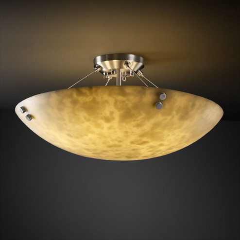 Clouds LED Semi-Flush Mount in Dark Bronze (102|CLD-9651-35-DBRZ-F2-LED3-3000)