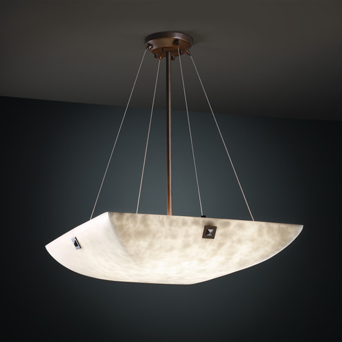 Clouds Six Light Pendant in Dark Bronze (102|CLD-9662-25-DBRZ-F1)