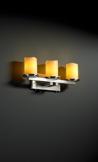 CandleAria LED Bath Bar in Dark Bronze (102|CNDL-8773-14-AMBR-DBRZ-LED3-2100)