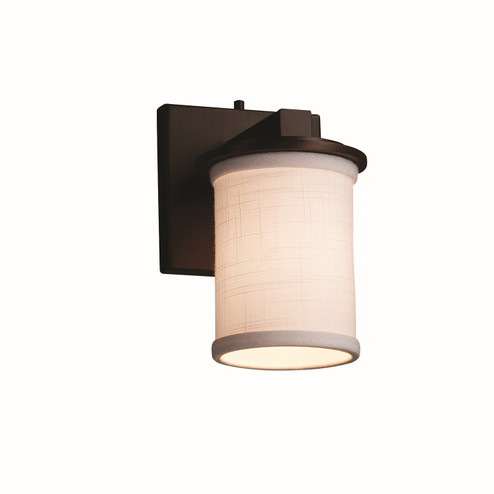 Textile LED Wall Sconce in Dark Bronze (102|FAB-8771-10-WHTE-DBRZ-LED1-700)