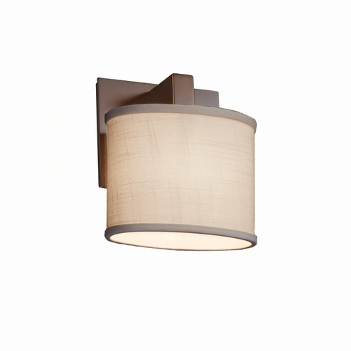 Textile One Light Wall Sconce in Polished Chrome (102|FAB-8931-30-CREM-CROM)