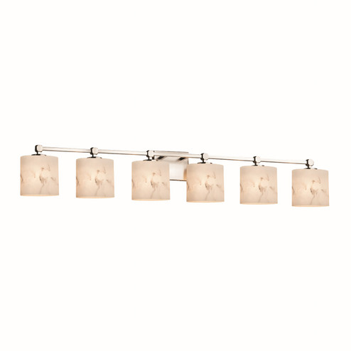 LumenAria Six Light Bath Bar in Matte Black (102|FAL-8426-30-MBLK)