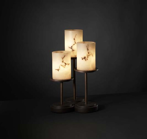 LumenAria Three Light Table Lamp in Brushed Nickel (102|FAL-8797-10-NCKL)