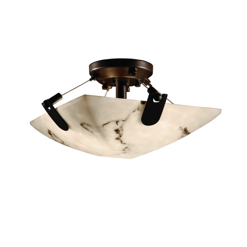 LumenAria LED Semi-Flush Mount in Matte Black (102|FAL-9610-25-MBLK-LED2-2000)