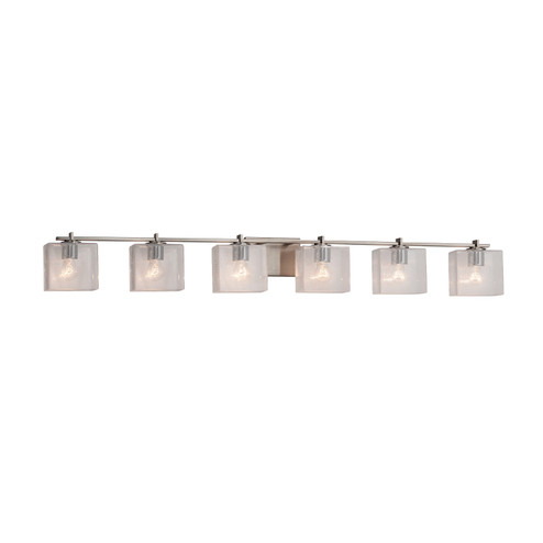 Fusion Six Light Bath Bar in Brushed Nickel (102|FSN-8446-55-SEED-NCKL)