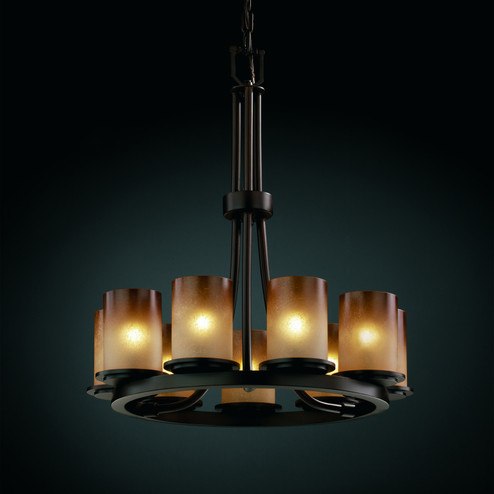 Fusion LED Chandelier in Matte Black (102|FSN-8766-10-CRML-MBLK-LED9-6300)